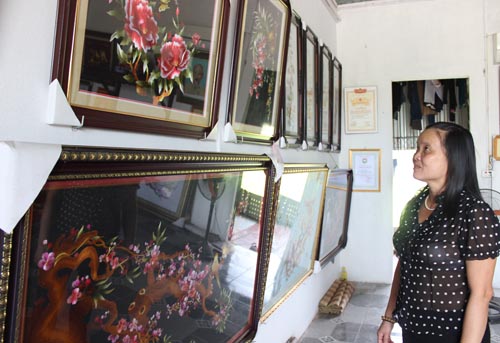 Nguy cơ mai một nghề thêu ren Quất Động Hà Nội