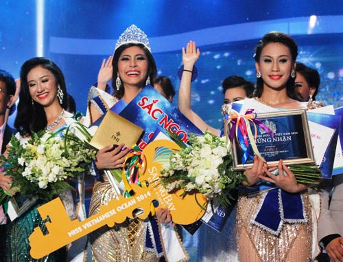 Dang Thu Thao sacrée Miss Vietnam Ocean 2014