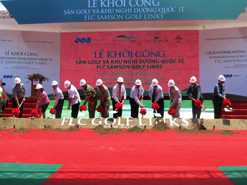 Construction of longest coastline golf course in Vietnam kicked off