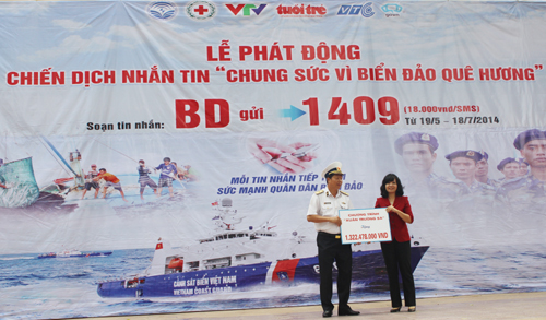 Phát động nhắn tin Chung sức vì biển đảo quê hương