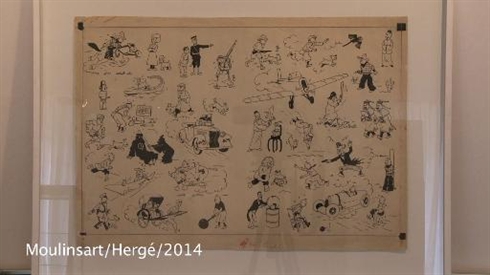 Tintin aux enchères Hergé bat son record du monde à 2,5 millions d euros
