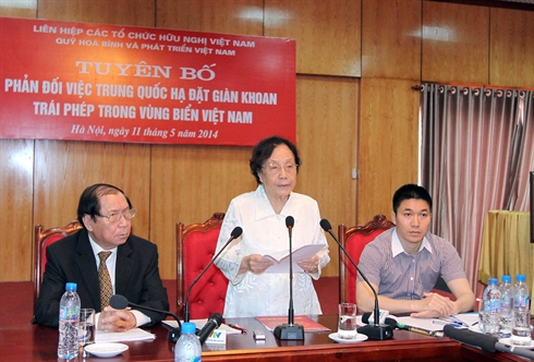 Le Fonds de la paix et du développement du Vietnam proteste contre les actes de la Chine