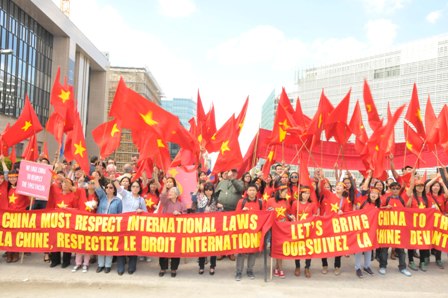 Mer Orientale les Vietnamiens de Belgique s indignent