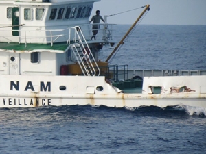 Chinese ships display mounting aggression