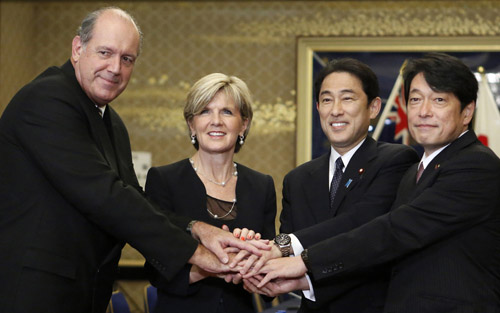 Japan, Australia condemn provocations in East Sea