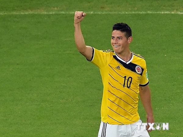 Vòng 1 8 Colombia 2 - 0 Uruguay  Los Cafeteros làm nên lịch sử