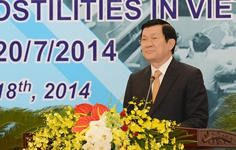 Phát biểu của Chủ tịch nước Trương Tấn Sang tại Lễ kỷ niệm 60 năm Ngày ký Hiệp định Geneva về đình chỉ chiến sự ở Việt Nam