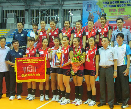 Lien Viet PostBank wins national women’s volleyball tour 2014