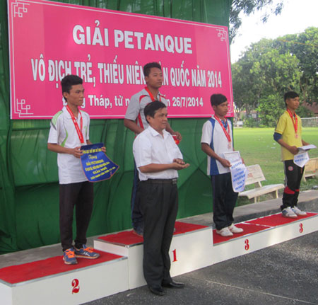 Thành phố Hồ Chí Minh nhất toàn đoàn Giải Bi sắt vô địch trẻ, thiếu niên toàn quốc năm 2014