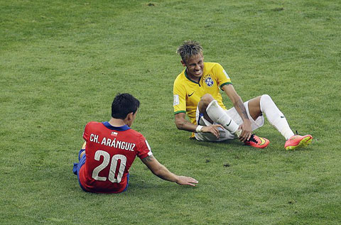 World Cup 2014 Neymar sẽ kịp phục hồi trước trận tứ kết gặp Colombia