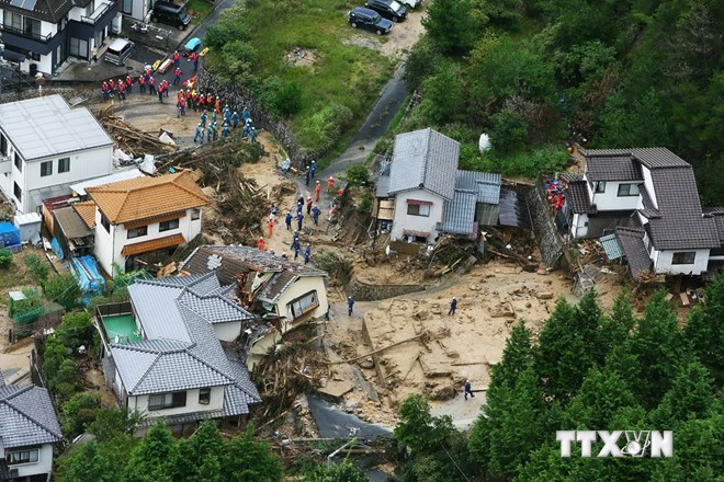Glissement de terrain à Hiroshima le bilan humain continue de s’alourdir