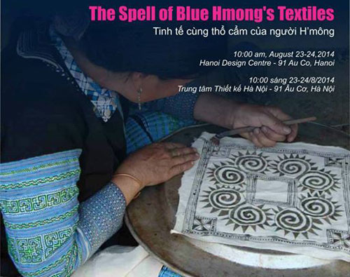 The spell of Blue Hmong’s textiles in Hanoi