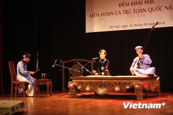 National Ca Tru festival 2014 opens in Hanoi