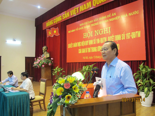 Tiếp tục nghiên cứu đổi mới mô hình tổ chức Đảng trong các doanh nghiệp Nhà nước