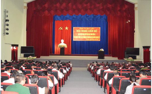 Bạc Liêu Hội nghị cán bộ chủ chốt học tập, quán triệt Nghị quyết Trung ương 9 khóa XI