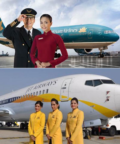 Vietnam Airlines and Jet Airways promote direct air services
