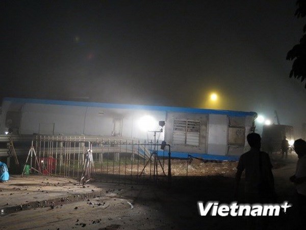 Xác định nguyên nhân ban đầu vụ tai nạn đường sắt tại Nam Định