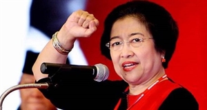 Indonesia Megawati re-elected as PDI-P leader