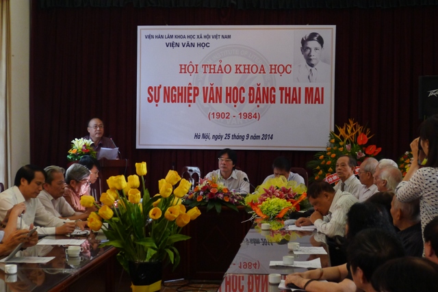 Hội thảo “Sự nghiệp văn học Đặng Thai Mai”