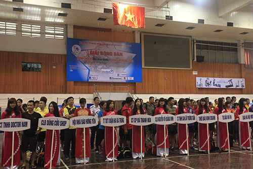 Khai mạc Giải bóng bàn tranh Cúp Báo Hànộimới mở rộng lần thứ 3