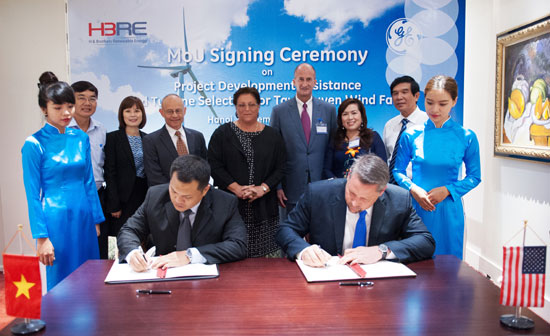 Wind power project in Dak Lak province uses GE turbines