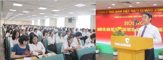Đảng bộ Ngân hàng Vietcombank quán triệt Nghị quyết Trung ương 9 khóa XI