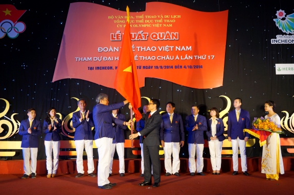 Đoàn Thể thao Việt Nam xuất quân tham dự Đại hội thể thao châu Á lần thứ 17