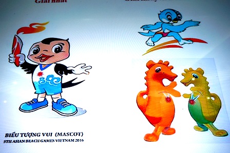 Trao giải cuộc thi sáng tác biểu trưng, biểu tượng vui của Đại hội Thể thao Bãi biển châu Á lần thứ 5