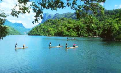 Bac Kan  projet de développement de l écotourisme au lac de Ba Bê