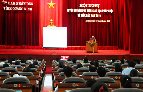 Quảng Ninh phổ biến, giáo dục pháp luật về biển và hải đảo năm 2014
