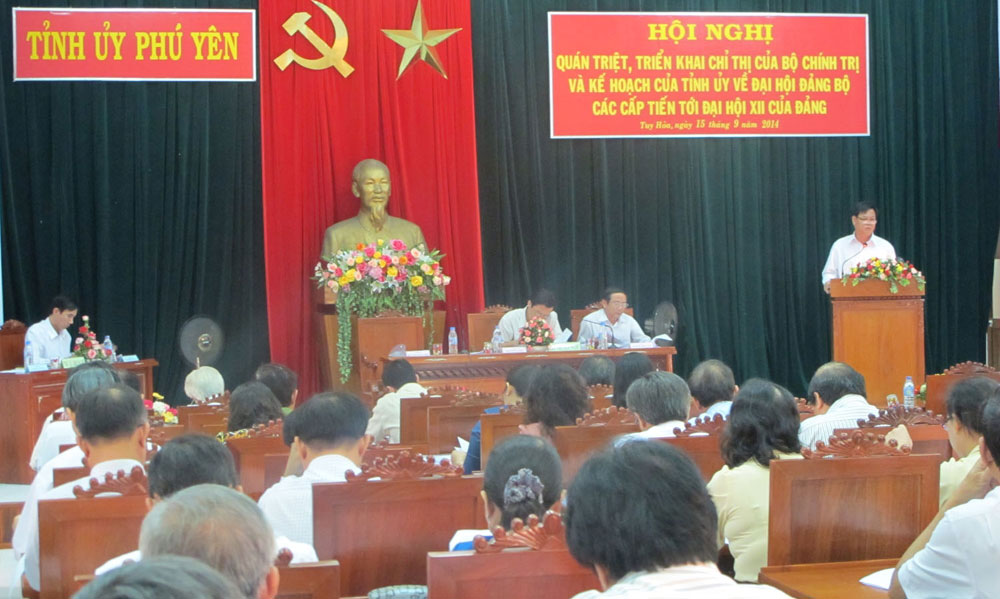 Tỉnh ủy 4 tỉnh triển khai Chỉ thị của Bộ Chính trị về Đại hội Đảng bộ các cấp