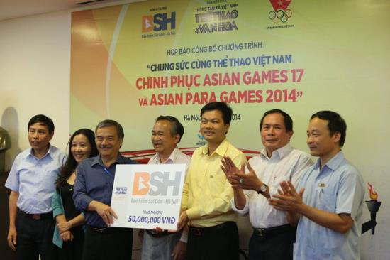 Chung sức cùng thể thao Việt Nam chinh phục ASIAD 17 và Asian Para games 2014