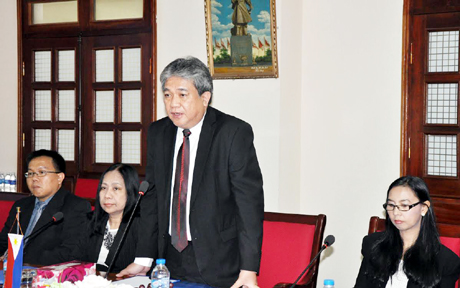 广宁省监察署与菲律宾监察高级代表团举行座谈会