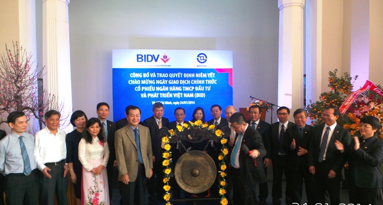 Năm 2014, BIDV đạt tăng trưởng trên 655 nghìn tỷ đồng