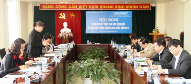 Năm 2014, ủy thác cho vay hộ nghèo và các đối tượng chính sách được triển khai kịp thời và hiệu quả