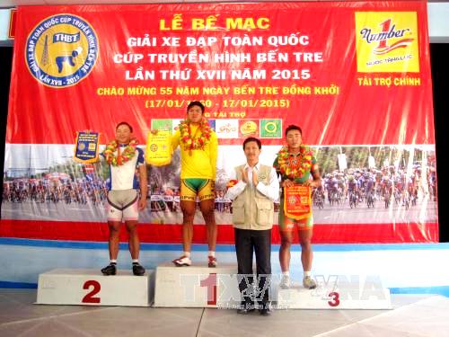 Giải đua xe đạp nam toàn quốc Tay đua Hà Thanh Tâm giành áo vàng chung cuộc