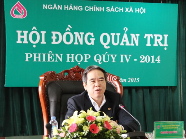 Năm 2015, NHCSXH quyết tâm đạt tăng trưởng dư nợ tín dụng 6,5