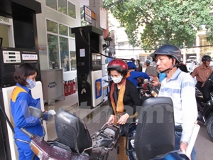 Petrol prices cut by VND310 per litre