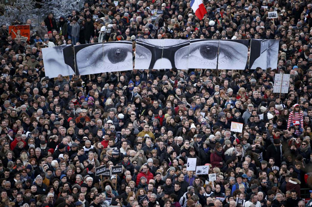 The world marches in solidarity against terrorists in France