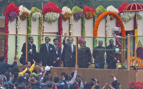 President Obama attends Republic Day Parade of India