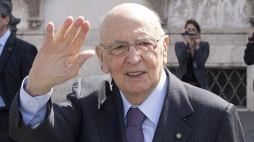 Italy’s President Napolitano resigns