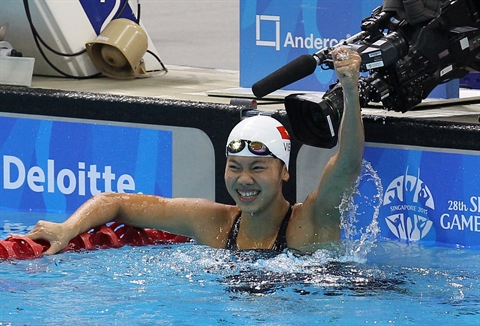 - Trois médailles d or pour Anh Viên aux Championnat d Asie de natation par tranches d âge