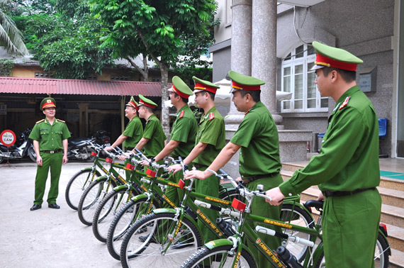 Một hình ảnh đẹp về người chiến sỹ Công an trong lòng dân