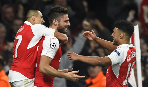 Arsenal tỏa sáng tại Champions League