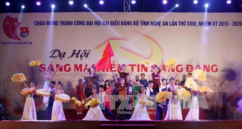 Đặc sắc chương trình nghệ thuật Sáng mãi niềm tin dâng Đảng