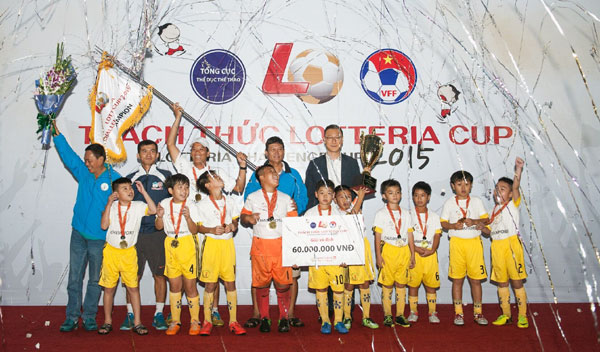 Kid Star FC from Ho Chi Minh city wins Lotteria Challenge Cup 2015