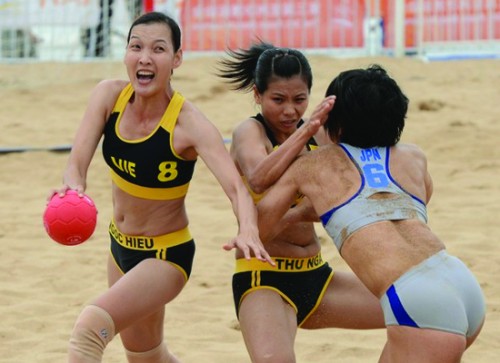 Việt Nam tham dự Giải vô địch bóng ném bãi biển nữ châu Á 2015