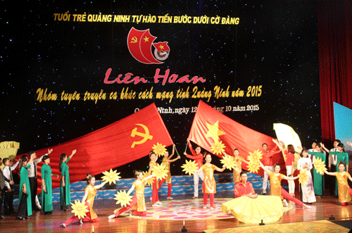 Quảng Ninh Tổ chức Liên hoan Các nhóm tuyên truyền ca khúc cách mạng năm 2015