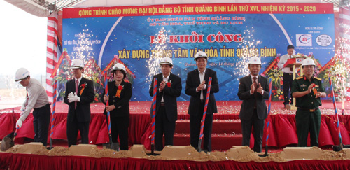 Culture Centre of Quang Binh province begins construction