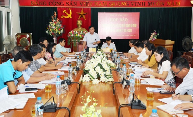 Đại hội Đại biểu Đảng bộ tỉnh Vĩnh Phúc lần thứ XVI sẽ khai mạc sáng 15 10 2015
